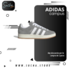 Zapatillas Adidas Campus de gamuza suave y suela de goma, diseño clásico y cómodo, ideales para uso diario y outfits casuales.