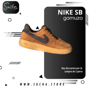 Zapatillas Nike SB Gamuza con parte superior duradera de gamuza y suela de goma, ideales para skate, ofreciendo estilo y rendimiento superior.