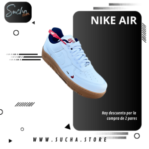 Zapatillas Nike Air con amortiguación superior y parte superior duradera, perfectas para uso diario y actividades deportivas, manteniendo un estilo clásico.